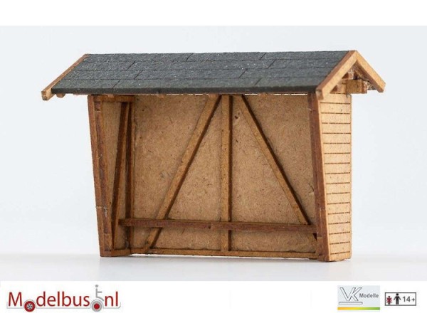 VK Modelle 99992 bushokje bouwpakket lasercut mdf