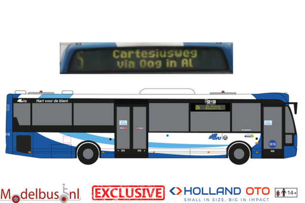 HollandOto GVU 1821 VDL Ambassador lijn 5 Cartesiusweg via Oog in Al