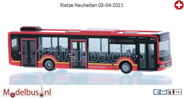 Rietze 75334 MAN Lion´s City 12´18 Freienbach 