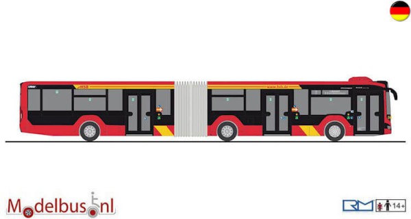 Rietze 75827 MAN Lion´s City 18´18 Hanauer Straßenbahn