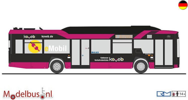 Rietze 76810 Solaris Urbino 12´19 electric Koveb Koblenz