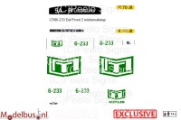 LTM 6-233 decalset voor Artitec 487.070.39 DAF front 2