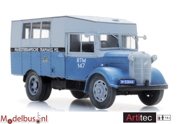 Artitec 387.560 Austin K2 RTM Noodbus "Bellewagen"