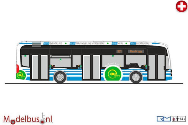 Rietze 75546 Mercedes-Benz eCitaro Rheintal