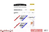 GADO 2483 decalset voor Artitec 487.070.38 achteruitstap Leyland