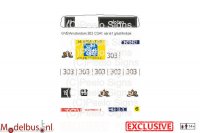 Artitec CSA1 decalset GVB 303 lijn 19 Sloten