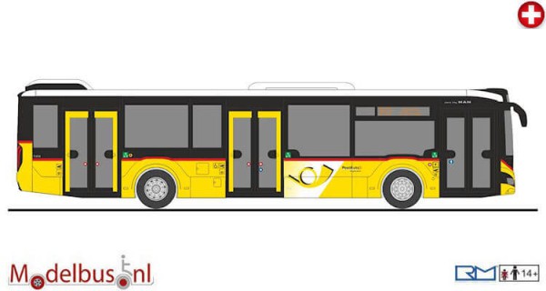 Rietze 75349 MAN Lion´s City 12´18 Die Post Obwalden 