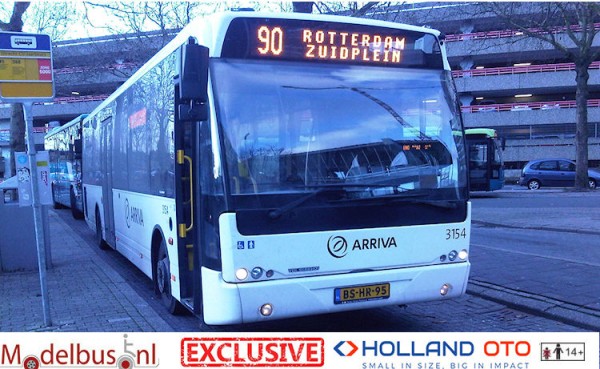 HollandOto Arriva 3154 VDL Berkhof Ambassador lijn 90