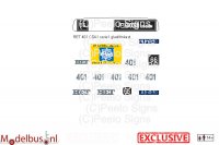 Artitec CSA1 decalset RET 401 lijn 66 Feijenoord Stadion