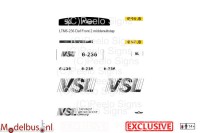 Artitec 487.070.39 VSL 6-236 MB 200 streekbus DAF front 2 ddecalset