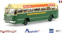REE CB-128 Renault R4190 Green and Cream RATP Line 258 Publicity 