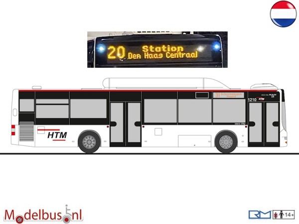 Rietze 72699-03 HTM MAN Lions City CNG