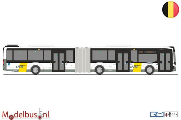 Rietze 75858 De Lijn MAN Lions City 18 ´18 