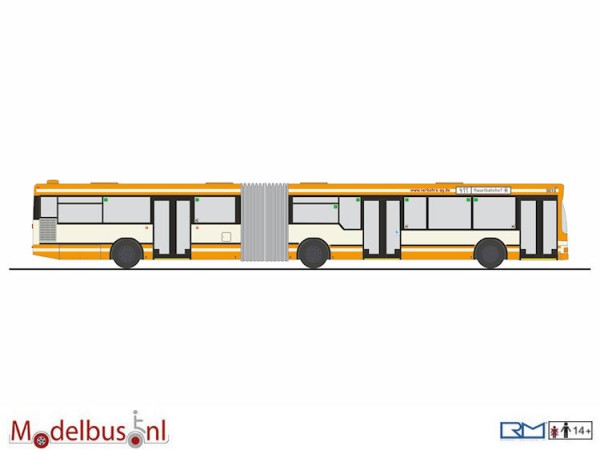 Rietze 76613 MAN NG 272 Braunschweiger Verkehrs-AG