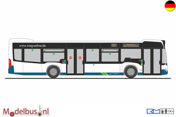 Rietze 69397 Mercedes-Benz Citaro ´12 Niag Moers 