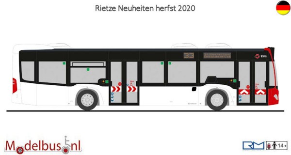 Rietze 73471 Mercedes-Benz Citaro ´15 BSAG Bremen