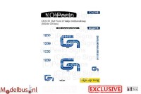 Artitec 487.070.39 CN 1239 MB 200 streekbus DAF Hainje decalset