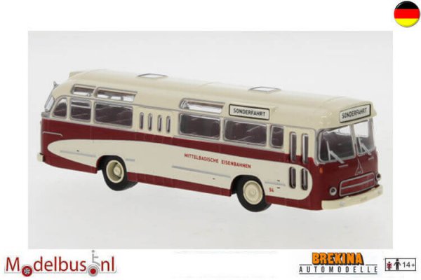 Brekina 59521 Magirus Saturn II, Mittelbadische Eisenbahnen, 1960