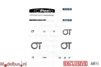 Artitec 487.070.39 MB200 streekbus OT 76 Onze Tram DAF den Oudsten decalset