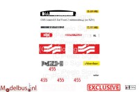 GVB 455 decalset voor Artitec 487.070.39 DAF front 2