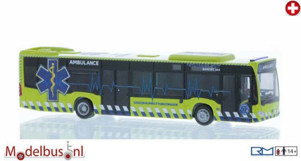 Rietze 73477 Mercedes-Benz Citaro ´15 Ambulance GRTW Basel 