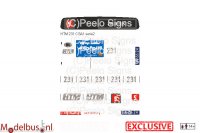 Artitec CSA1 decalset HTM 231 lijn 5s(rood) Vrederust