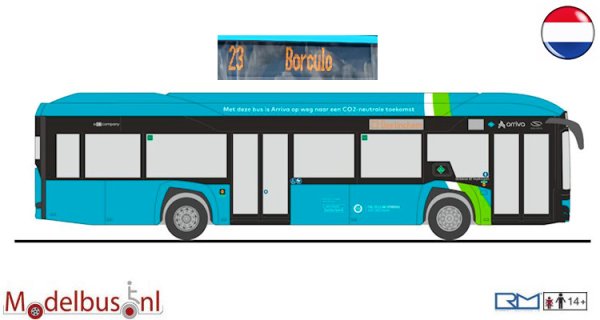 Rietze 77012 Arriva lijn 23 BorculoSolaris Urbino 12 ´19 Hydrogen