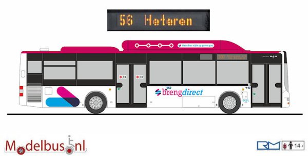 Rietze 72697 MAN Lions City CNG Breng- Heteren