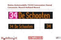 Rietze 73130-b Connexxion Overal 9374 lijn 34 De Schooten