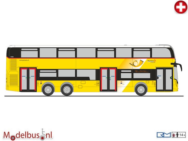 Rietze 78010 Postauto Alexander Dennis Enviro 500