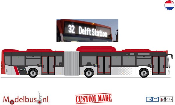 Rietze 73596 EBS lijn 32 Delft Station MB-NGT Geleed regio Haaglanden