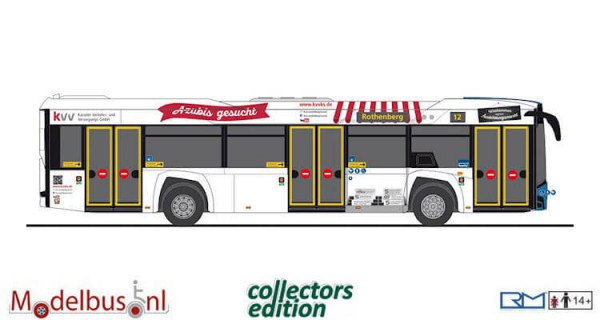 Rietze 77204 Solaris Urbino 12´19 Kasseler Verkehrs- u. Versorgungs GmbH