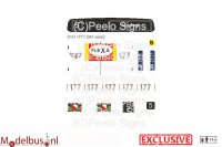 Artitec CSA1 decalset GVU 177 lijn 5 Tuindorp