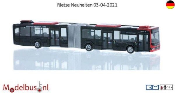 Rietze 75532 Mercedes-Benz eCitaro Stadtverkehr Maintal