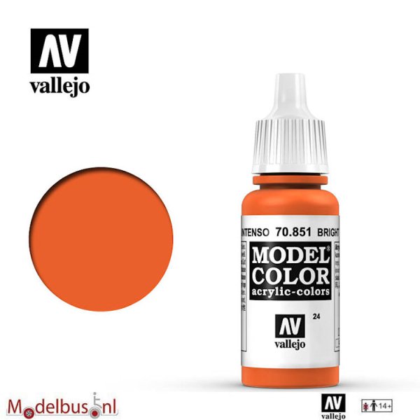 Vallejo 70851 Model Color Bright Orange