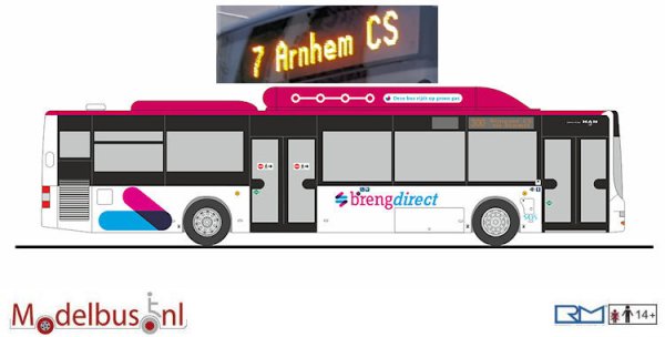 Rietze 72697 MAN Lions City CNG Breng- Arnhem