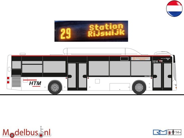 Rietze 72699-08 HTM MAN Lions City CNG