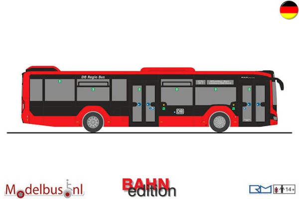 Rietze 75345 MAN Lion´s City 12´18 DB Regio Bus