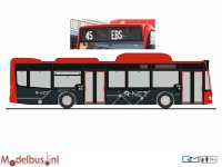 Rietze 73500-45b EBS R-NET Mercedes Benz NGT 5116 regio Haaglanden