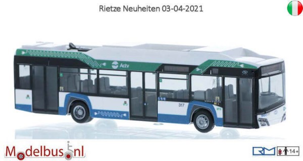 Rietze 76806 Solaris Urbino 12´19 electric ACTV 