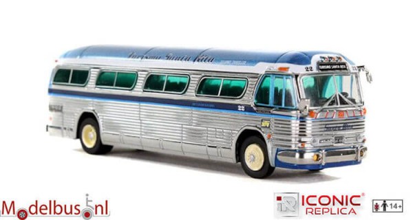 Iconic Replicas 087-0144 GM PD4104 Motorcoach Santa Rita