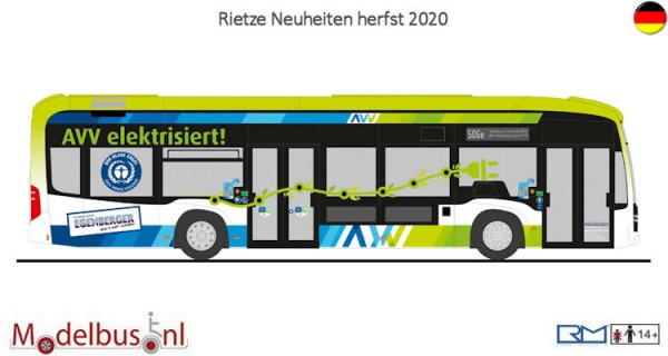 Rietze 75529 Mercedes-Benz eCitaro AVV - Egenberger