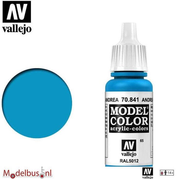 Vallejo 70841 RAL 5012 Model Color Andrea Blue