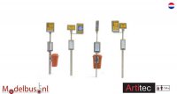 Artitec 387.456 halteborden set uitgebreid