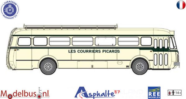 REE CB-137 Renault R4190 Crème – "LES COURRIERS PICARDS" (62)