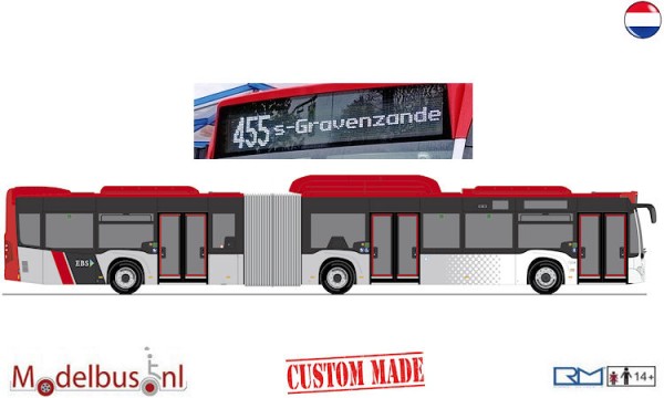 Rietze 73596 EBS lijn 455 MB-NGT Geleed regio Haaglanden