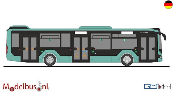 Rietze 75340 MAN Lion´s City 12´18 ICB Frankfurt